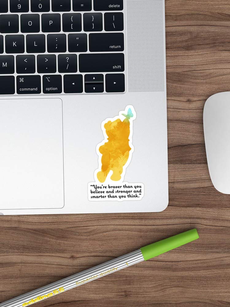 Quote Inspired Silhouette Sticker Vinyl Decal For Cars, Trucks, Water Bottle, Guitar,Fridge, Laptops Stickers- 4 Inches