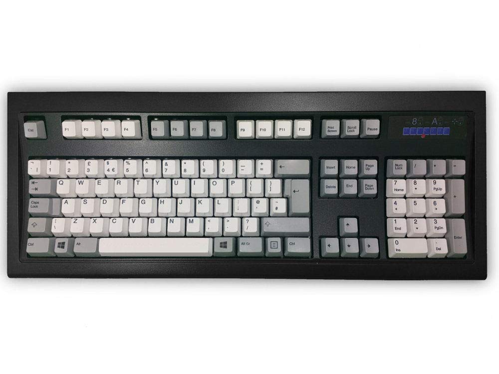 UK New Model M Keyboard Black White/Gray