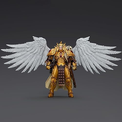 Miniatura 2 de JOYTOY Warhammer 40K The Horus Herejy 118 Figura de acción Blood Angels Sanguinius Primarch of The IXth Legion Collection Model Birthday