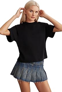 Grimelange Lottıe Kadın%100 Organik Pamuklu Regular Kalıp Bisiklet Yaka Basic Kısa Kollu T-shirt