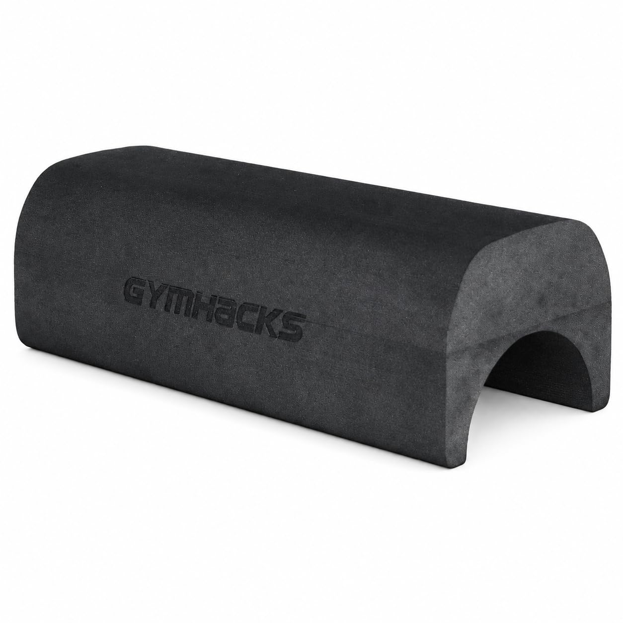 Almohadilla para Extensión de Cuádriceps - Pad para Máquina de Leg Extension, Amplía el Recorrido y el Estiramiento del Cuádriceps, Espuma EVA Alta Densidad, 48 cm, Negro