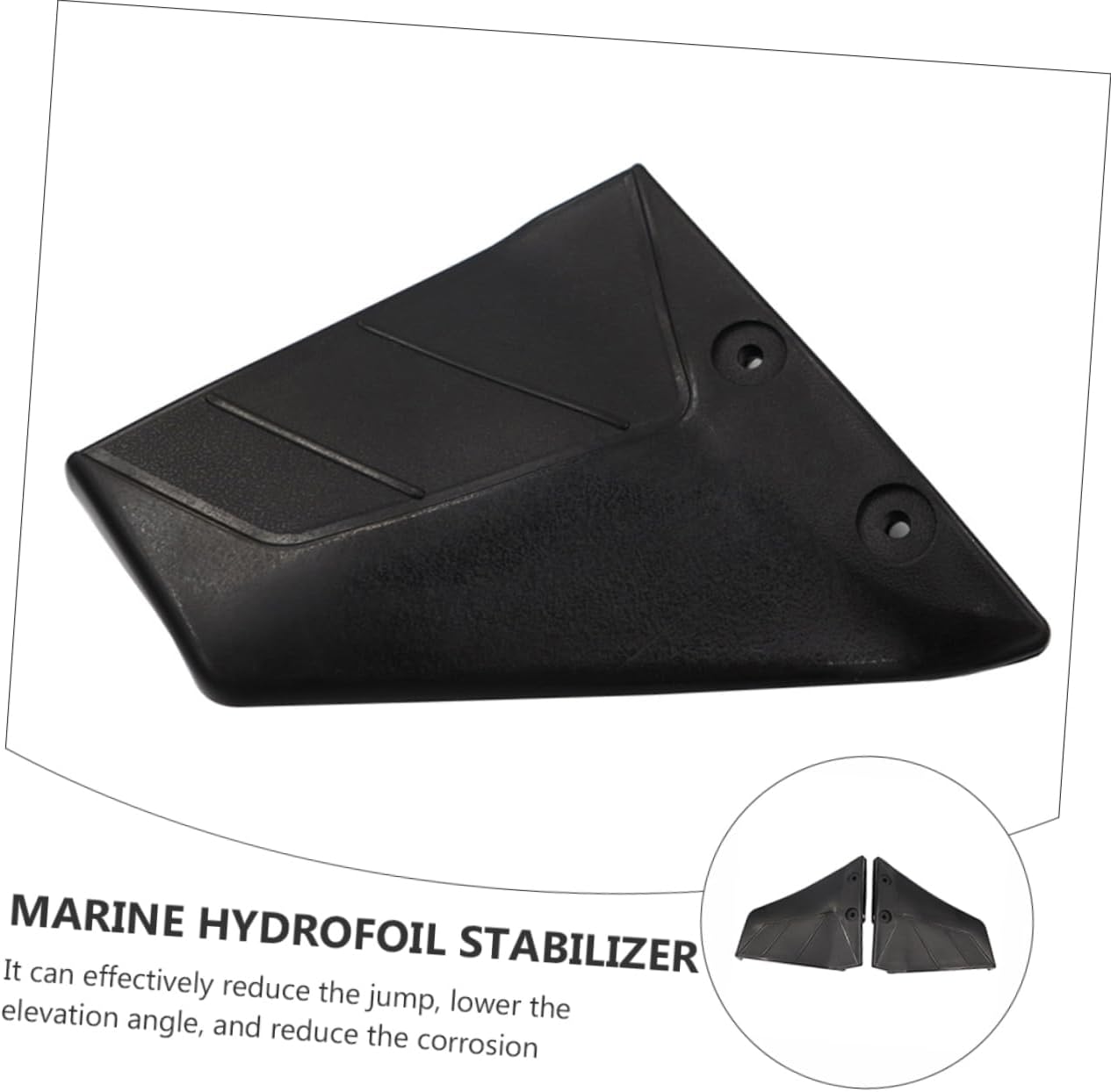 Boat Engine Stabilizer Marine Wave Board Hydrofoil 4-50hp No Precise Control