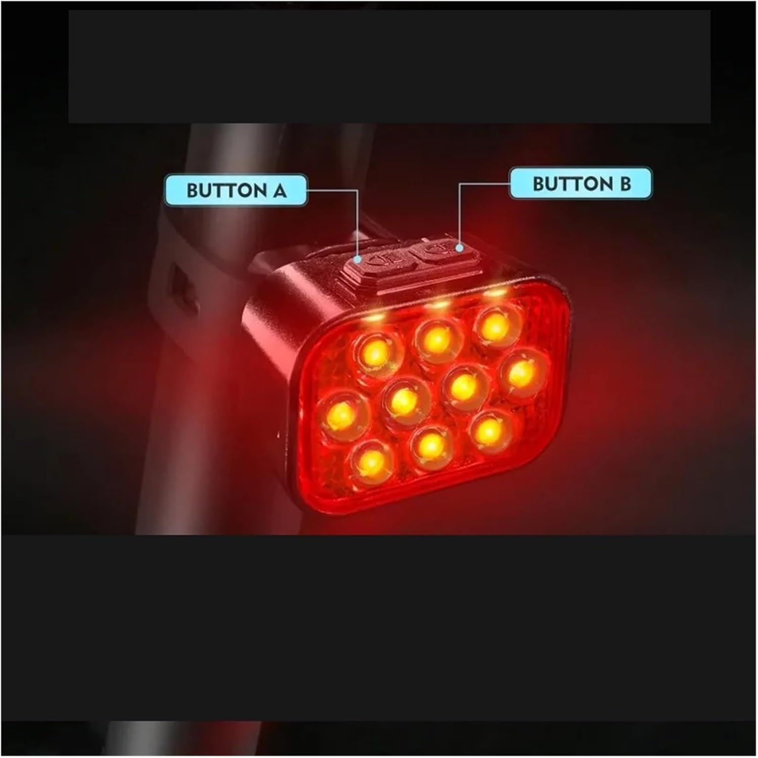 Bicycle Light Set, Bicycle Rear Light Front Light LED Waterproof Bike Lamp USB Rechargeable Road Bike Taillights Bike Parts