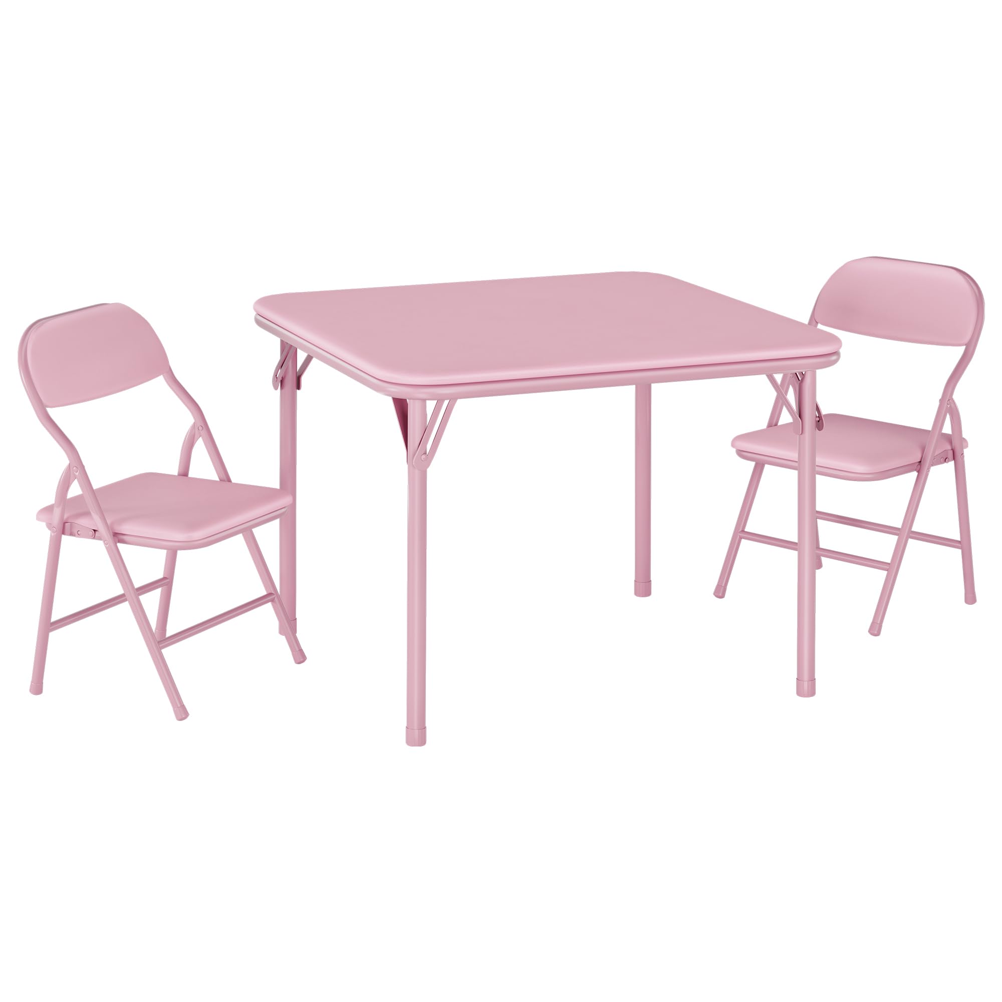 Litake Set Mesa y Sillas Infantil Plegable con Mesa Cuadrada y 2 Sillas
