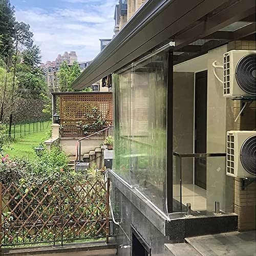 LSMK Rollo Balkonrollos Für Wohnungen Terrasse, wasserdichte Jalousien Aus...