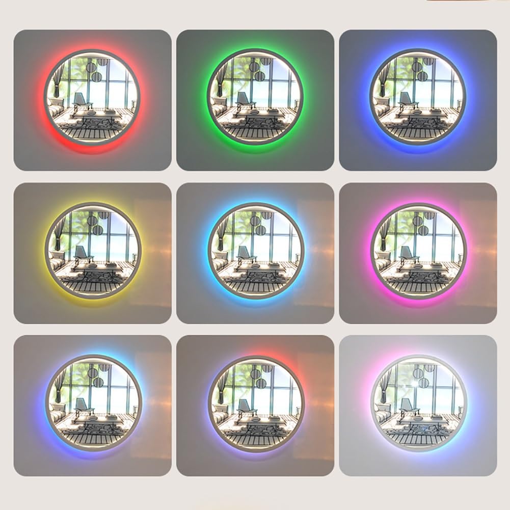 AVCULT Light Up Painting, RGB Wall Sconce,Dimming Wall Artwork Lamp, Wall Lighting Painting Decoration, Wall Mounted Lamps,Remote Control Ambience Lights, Life Home Decor LED Painting