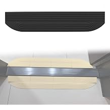 Robotic Vacuum Threshold Ramp, Modular Small Ramp, Soft Plastic, with Adhesive Strip, Non-Slip, Transition Strip for Wheelchair Scooter StrollerBlack,14x3.4cm/5.5x1.3in