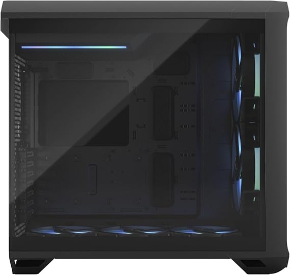 Fractal Design Torrent FD-C-TOR1A-04 RGB Black E-ATX Tempered Glass Window High-Airflow Mid Tower Computer Case