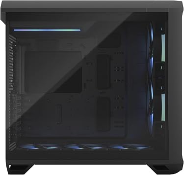 Fractal Design Torrent FD-C-TOR1A-04 RGB Black E-ATX Tempered Glass Window High-Airflow Mid Tower Computer Case