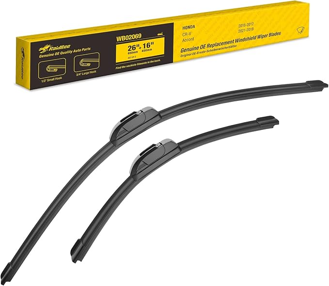 Raidbee Wiper Blades,26 Inch + 16 Inch Wiper Blades