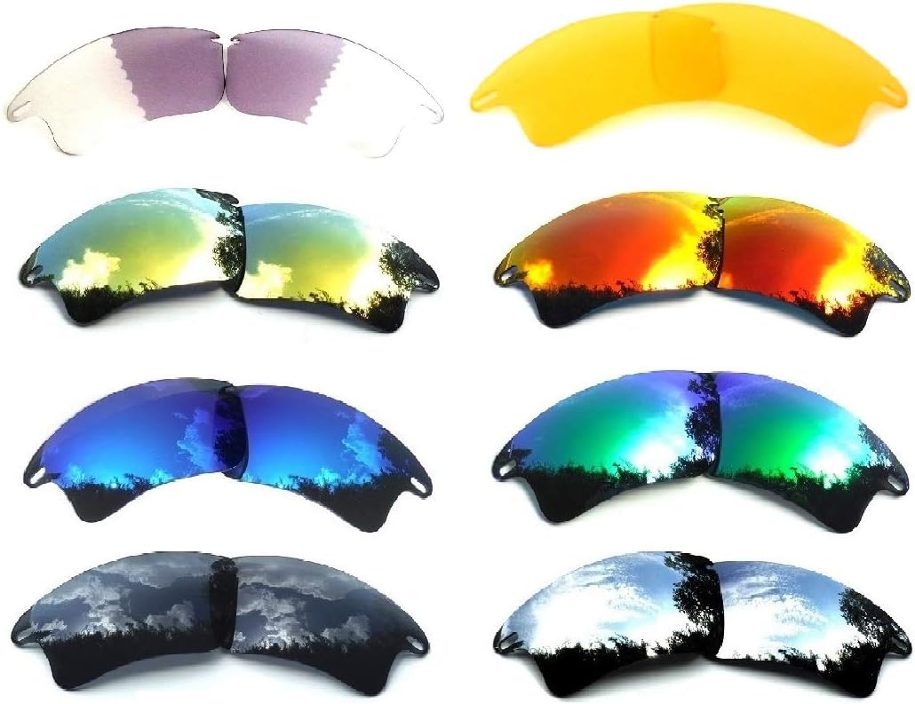 Galaxy Replacement Lenses For Oakley Fast Jacket XL 8 Colors Pairs