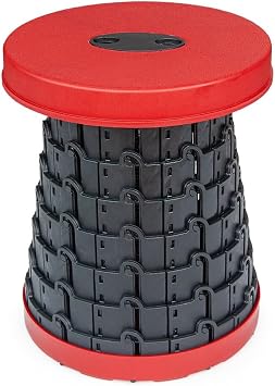 Telescopic Foldable Easy Portable Accordion Stool Bathroom Camping Stool