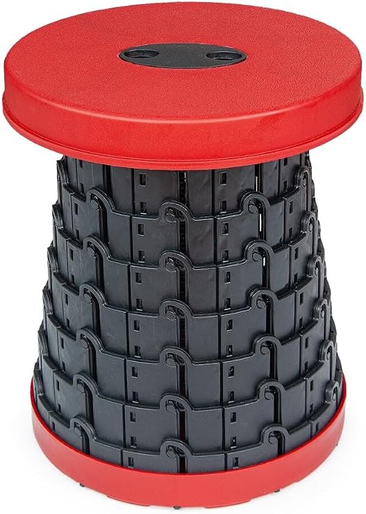 Telescopic Foldable Easy Portable Accordion Stool Bathroom Camping Stool