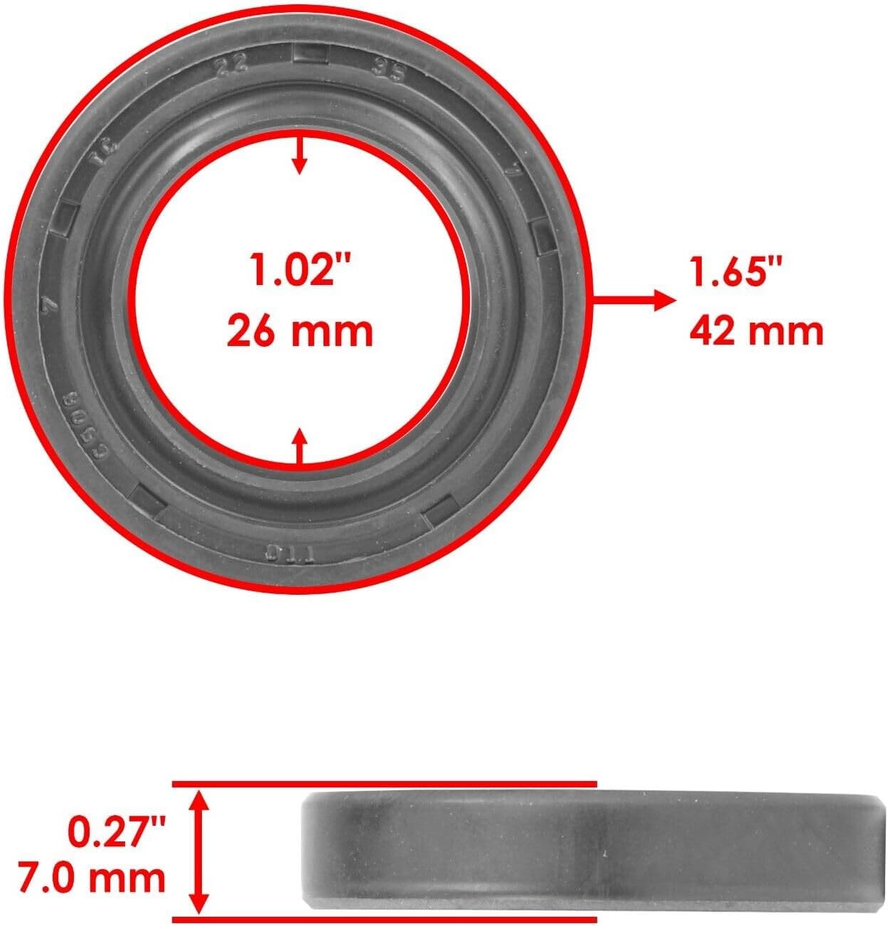 Caltric 2x Front Wheel Hub With Kit Compatible with Yamaha YFZ450 YFZ450V YFZ450R 2006-2013 / Raptor 700 700R YFM700R 2006-2013