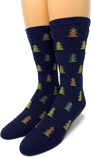 WARRIOR ALPACA SOCKS - Calcetines gruesos de lana de alpaca para hombres y mujeres - Acogedores, suaves, cálidos e hipoalergénicos