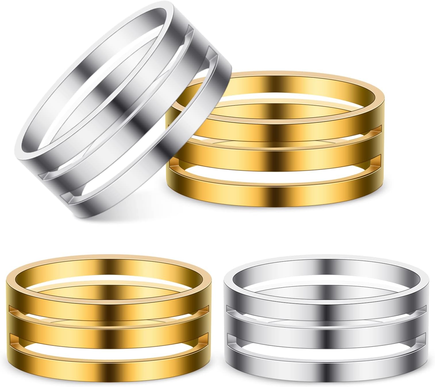 4Pcs Jump Rings Opening Tools Opening Closing Rings Tool Jump Rings for Jewelry