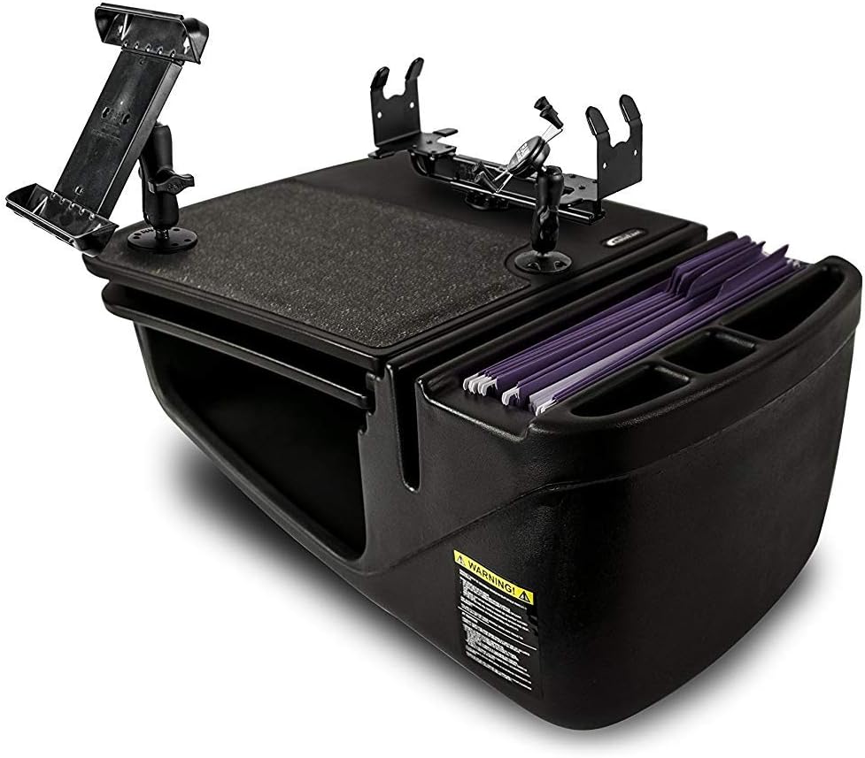 AutoExec AUE19400 GripMaster Car Desk Black Finish with
