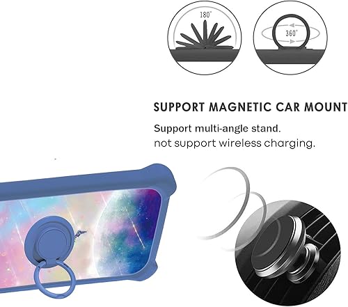 Miniatura 4 de Funda para Xiaomi Redmi Note 10s compatible con Xiaomi Redmi Note 10s Funda de teléfono [con protector de pantalla de vidrio templado] [PC + TPU 2