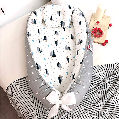 image for Chilly Baby Lounger Nest Bassinet for Bed, Portable Baby Co-Sleeping C