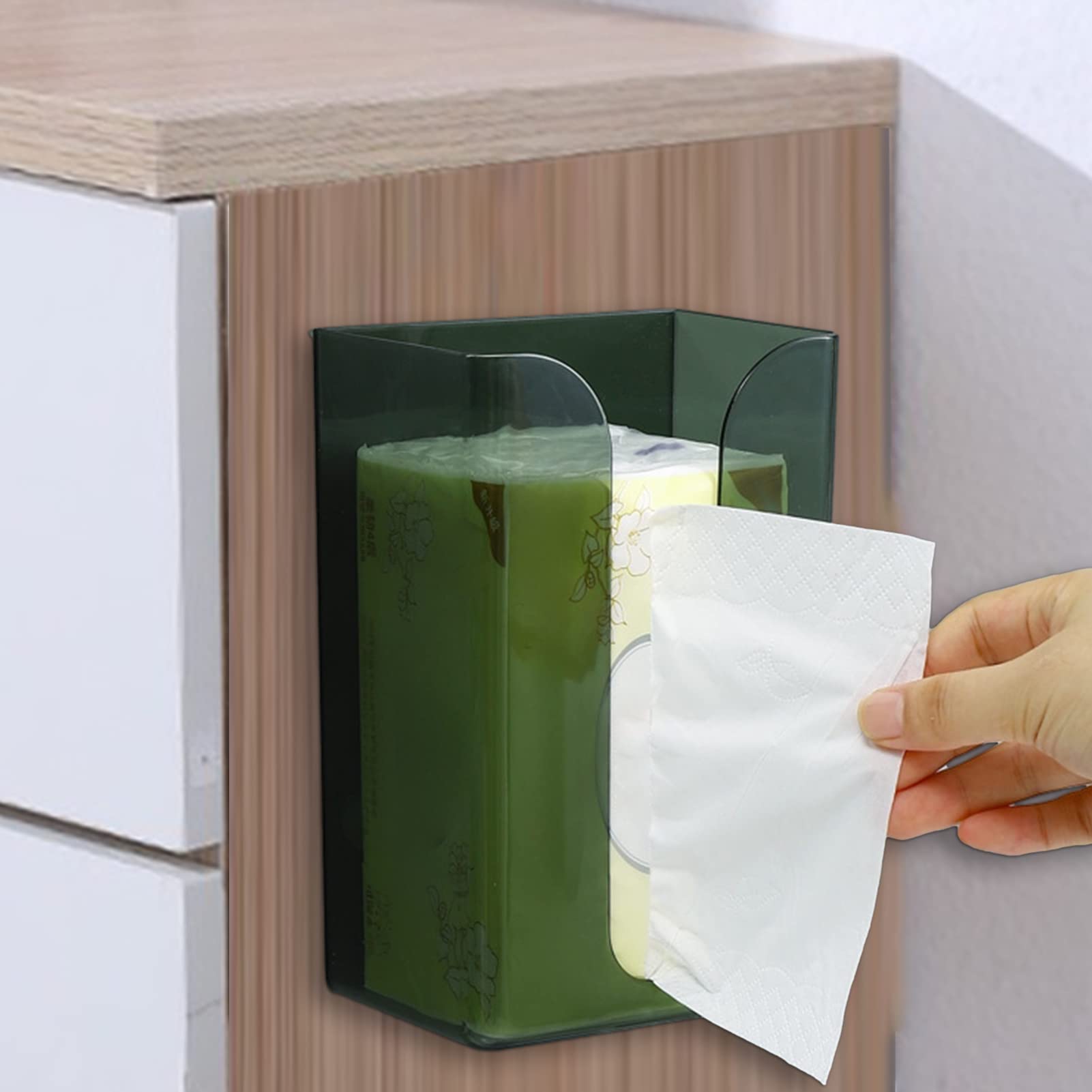 Wandhalterung Für Küchenrollen – Klarer Acryl-Papierhandtuchspender Mit Klebefixierung, Für Bad, Küche & Wohnzimmer