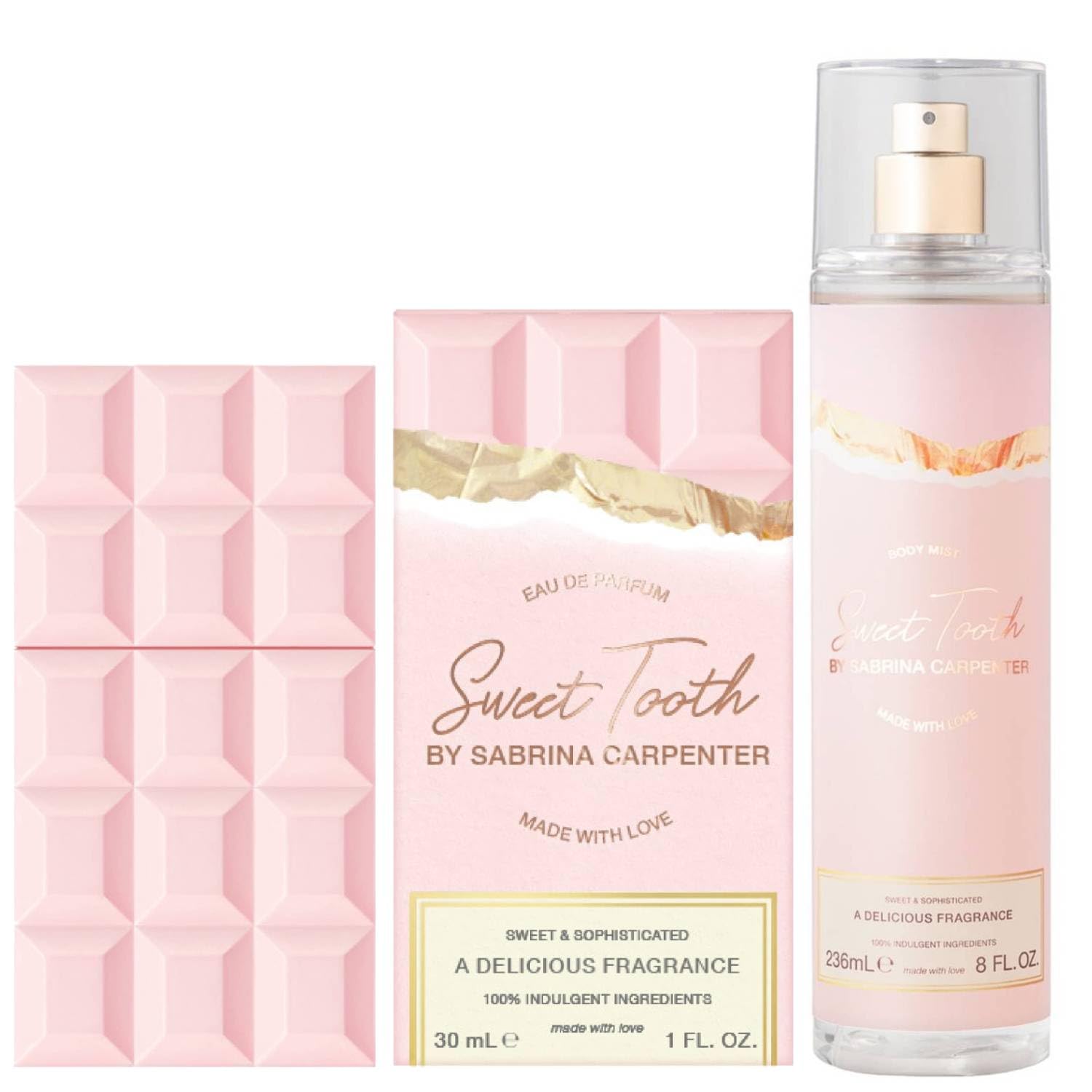Sabrina Carpenter Sweet Tooth Profumo Donna Eau De Parfum Spray (Acqua Corpo 236 Ml + Profumo 30 Ml, Sweet Tooth)