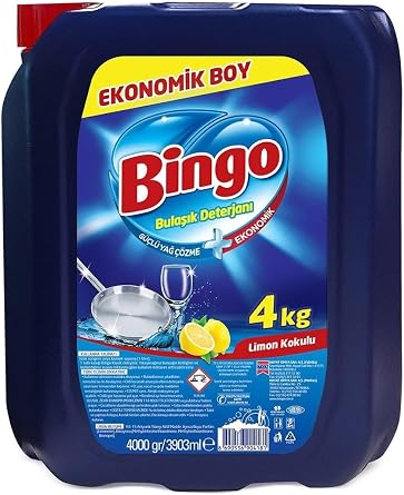 Bingo Bula k Deterjan , Limon Kokulu, 4 Kg