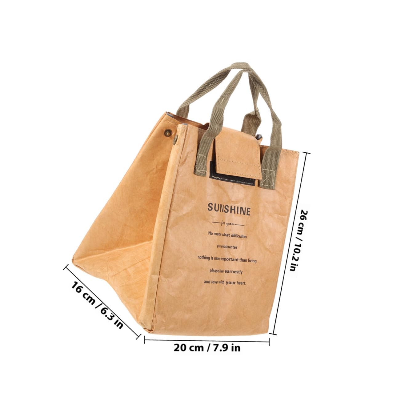 IMIKEYA 5stücke Isolierte Lunch Tote Bag Aus Kraftpapier Mit Aluminiumfolie Tragbare Und Langlebige Brotdose Für Büro Und Picknick Für Erwachsene