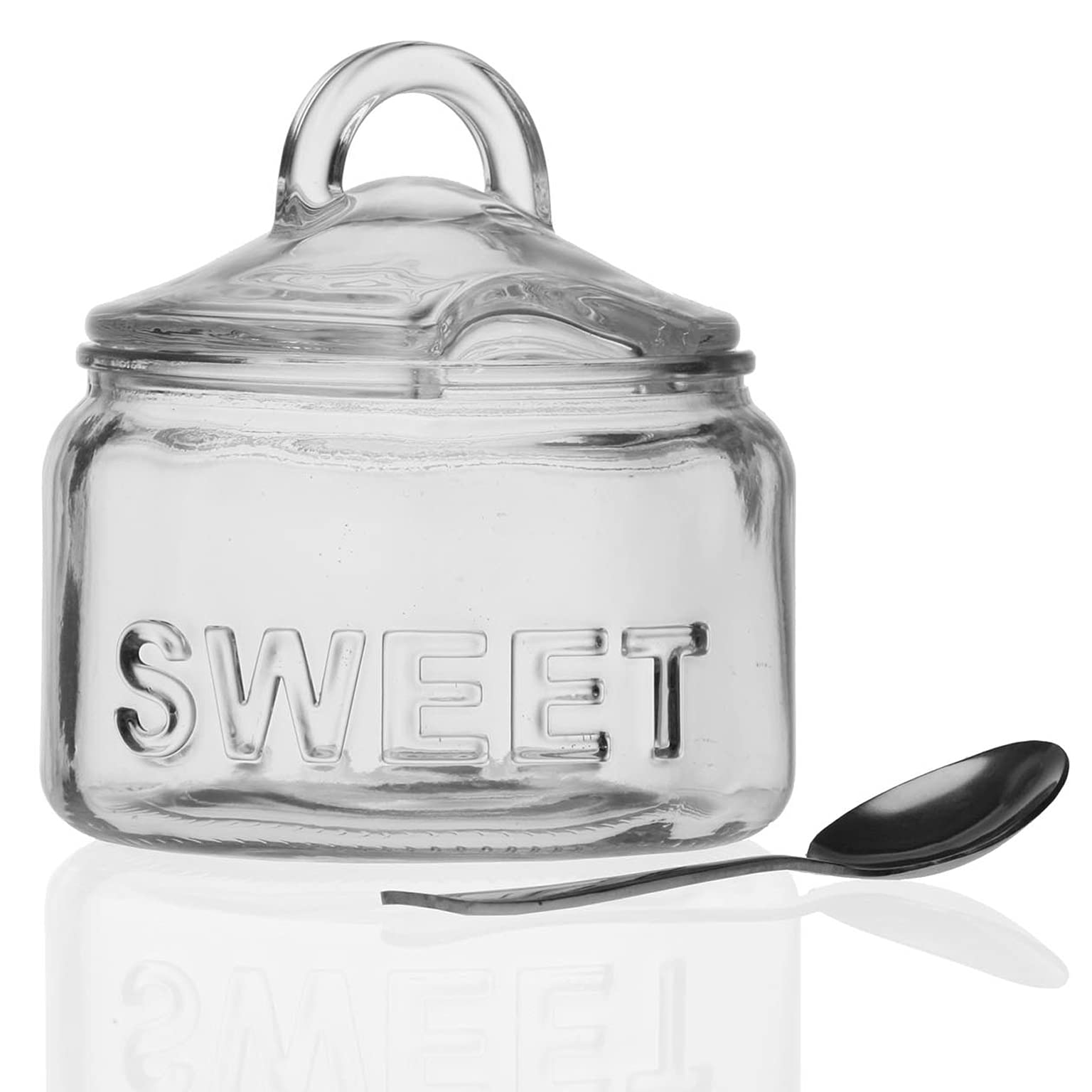Grès Déco Cuisine Ensemble Sucrier Et Pot à Lait MGE - Grès Pastel - 2 Pièces Pour Petit Déjeuner Élégant Set Sucrier Pot à Lait