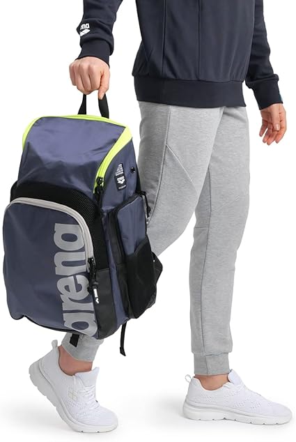 Arena Spiky III Backpack 35 Unisex Travel Gym Rucksack,Training Gear Equipment Bag for Swimmers, 35 Liters