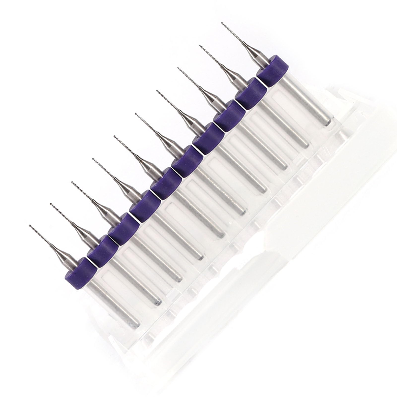 Precision Drill Micro Drill Set Ultra Fine Super Hard PCB Printed Circuit Board Plastic Micro Drill Bit Glass Precision Instruments Model Wood (0.7mm)