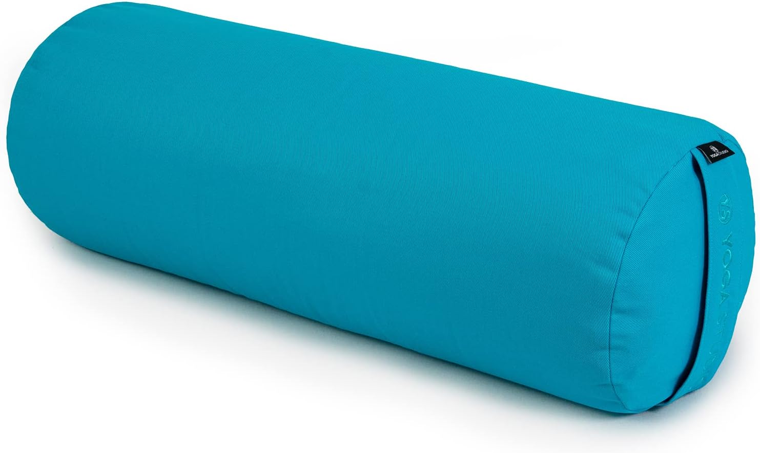 Yoga Studio Yoga Bolster | European Organic Buckwheat | (GOTS Certified) | with Removable Washable Cover
