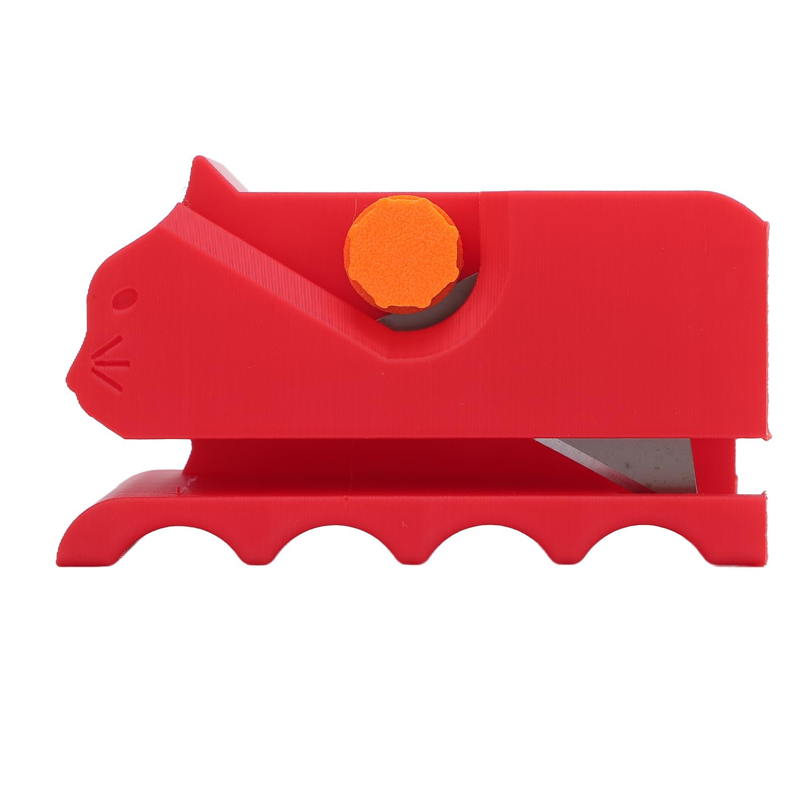 CHICIRIS Cat Scratch Cardboard Cutter, Regulowane i Kompaktowe Narzędzie do Majsterkowania, Noża do Drapania, do Konfigurowalnych ustawień Cięcia (czerwony)