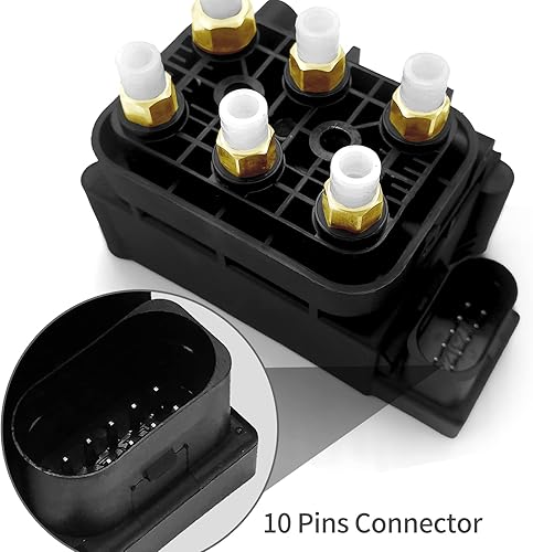 Miniatura 3 de Bloque de válvula electromagnética de suspensión del compresor de aire compatible con Mercedes-Benz W164 W166 W212 W221 W222 W251, OEM reemplaza la