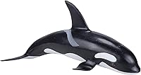 Vista 2 de MOJO Gran figura pintada a mano de orca realista de juguete de vida silvestre 8.7 x 3.5 x 3.3
