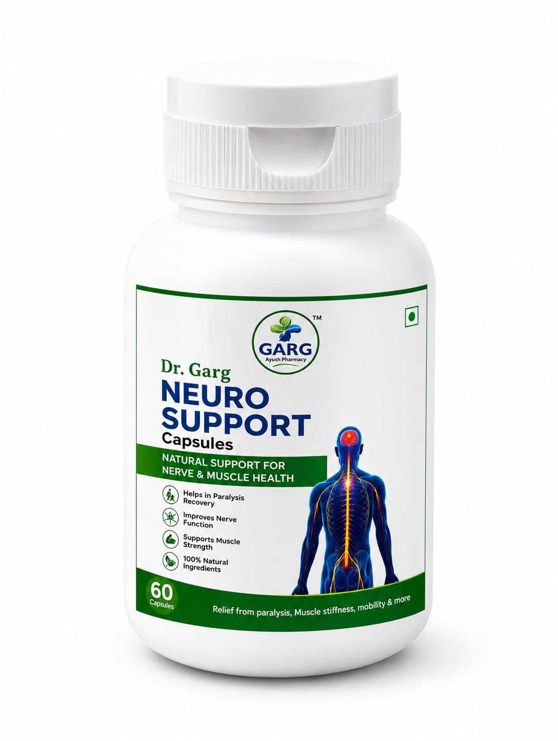 DR.GARG Anti Paralysis Support Herbal Capsules