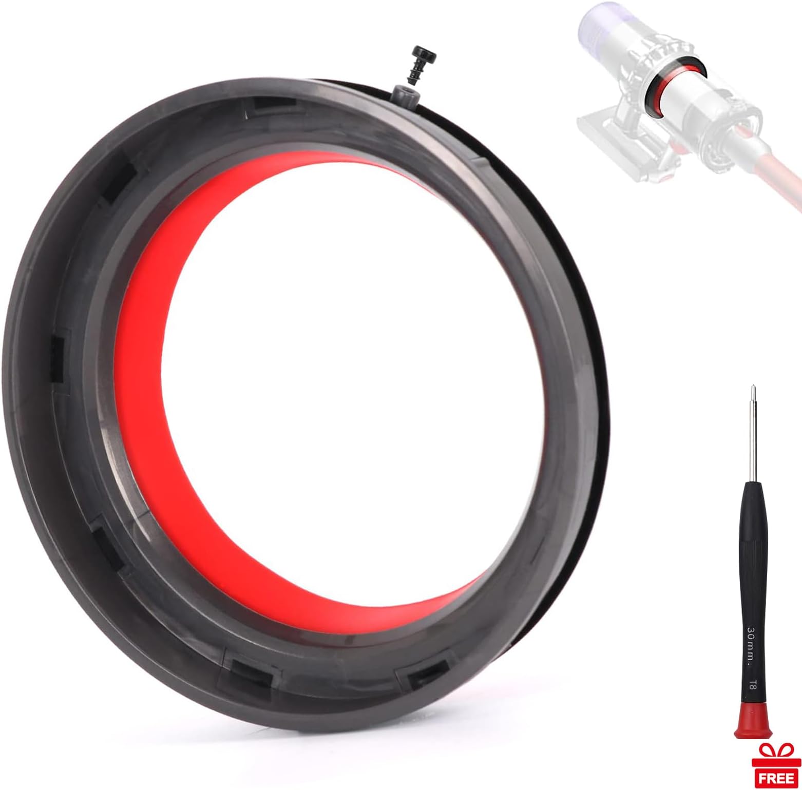 Dust Bin Bucket Top Fixed Sealing Ring for Dyson V10 SV12 Vacuum Cleaner Repair Part Accessories Replacement