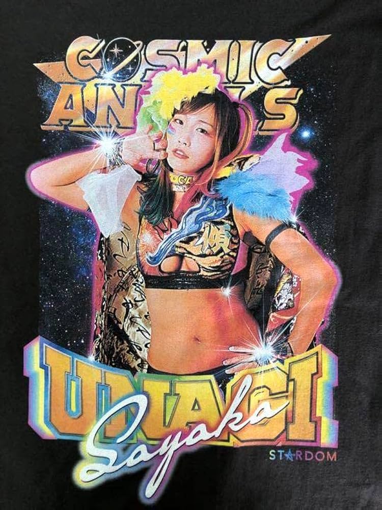 Amazon.co.jp: スターダム stardom ウナギサヤカ ラップTシャツ