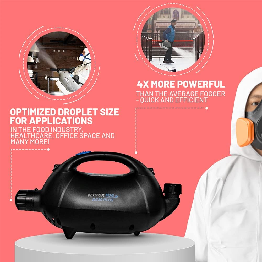Vectorfog DC20+ ULV Disinfectant Fogger for Cleaning, pest Control, Odor Elimination and Mold Removal Vectorfog DC20 ULV Disinfectant Fogger - Versatile Martinique | Ubuy