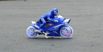 Mindscope Hovercycle Red 27 MHz Remote Control (RC) Stunt Performing Light Up Motorcycle