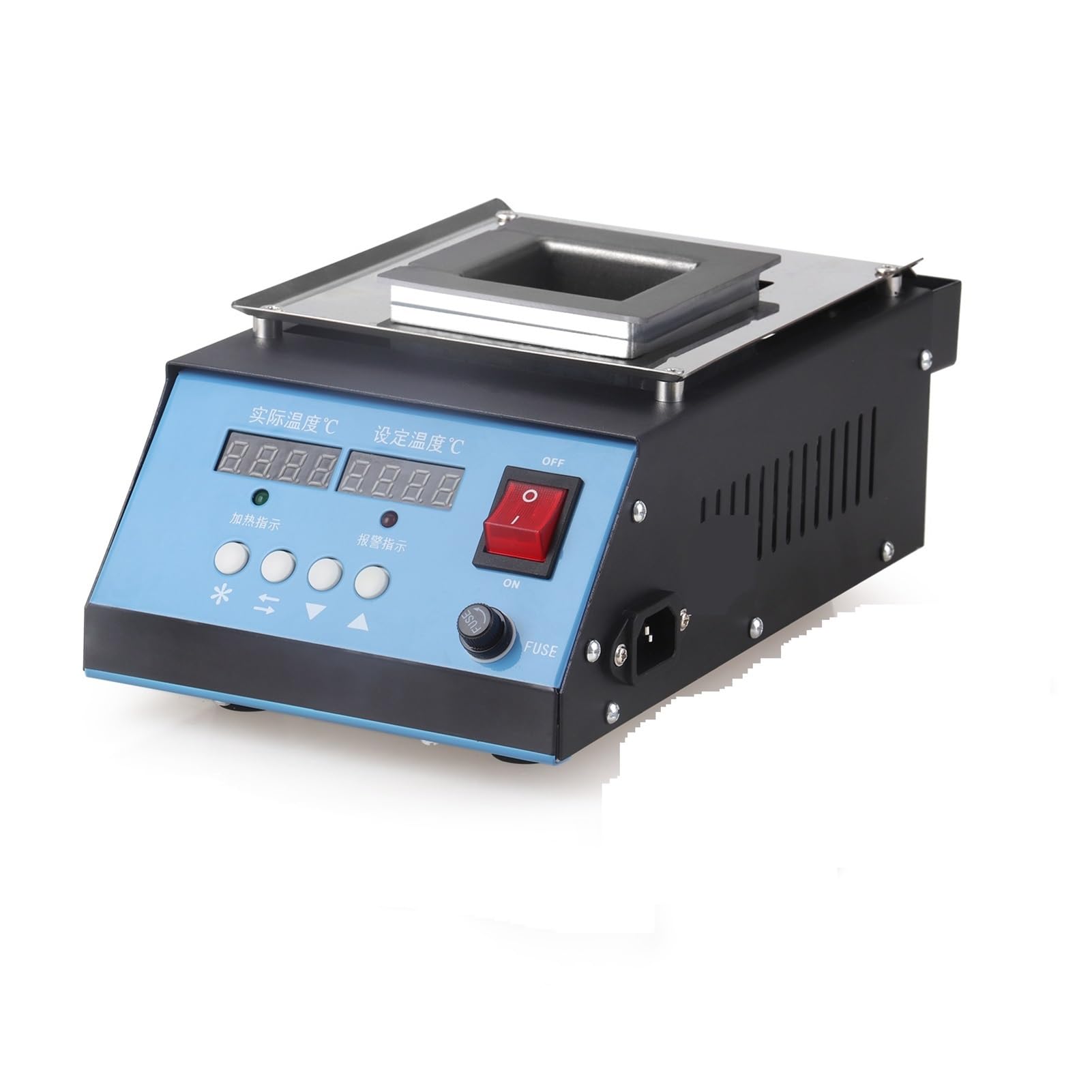 Mjfvn A 400W Pure Solder Pot Tin Melting Furnace Thermoregulation Soldering Desoldering Bath Constant Temperature Control
