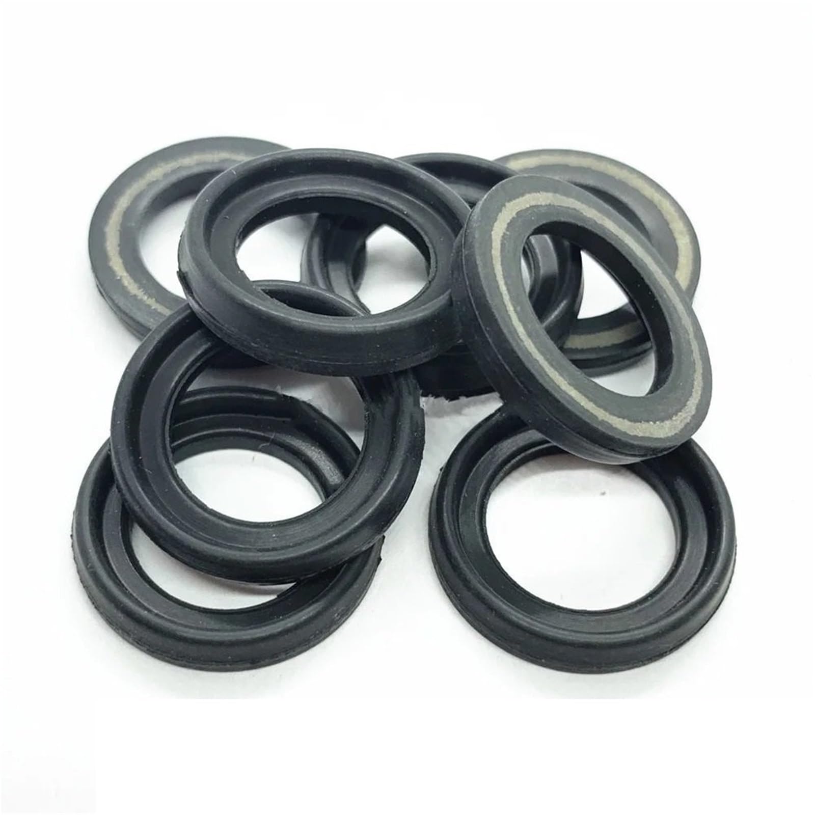 zawór wtryskowy 10 sztuk metalowych gumowych uszczelek typu O'Ring 21,5 * 13,7 * 3,6 mm pasujących do zestawów naprawczych wtryskiwaczy paliwa GDI (AY-S5058)