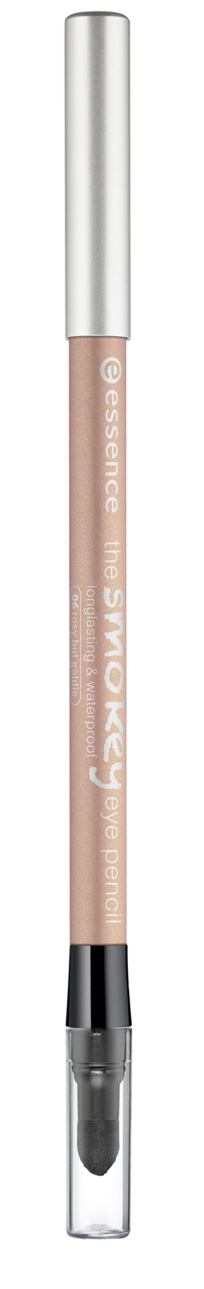 Essence The Smokey Eye Pencil – Wasserfester Augenpartie-Bleistift Mit Applikator, Farbe 06 Rosy Ziel Goldie