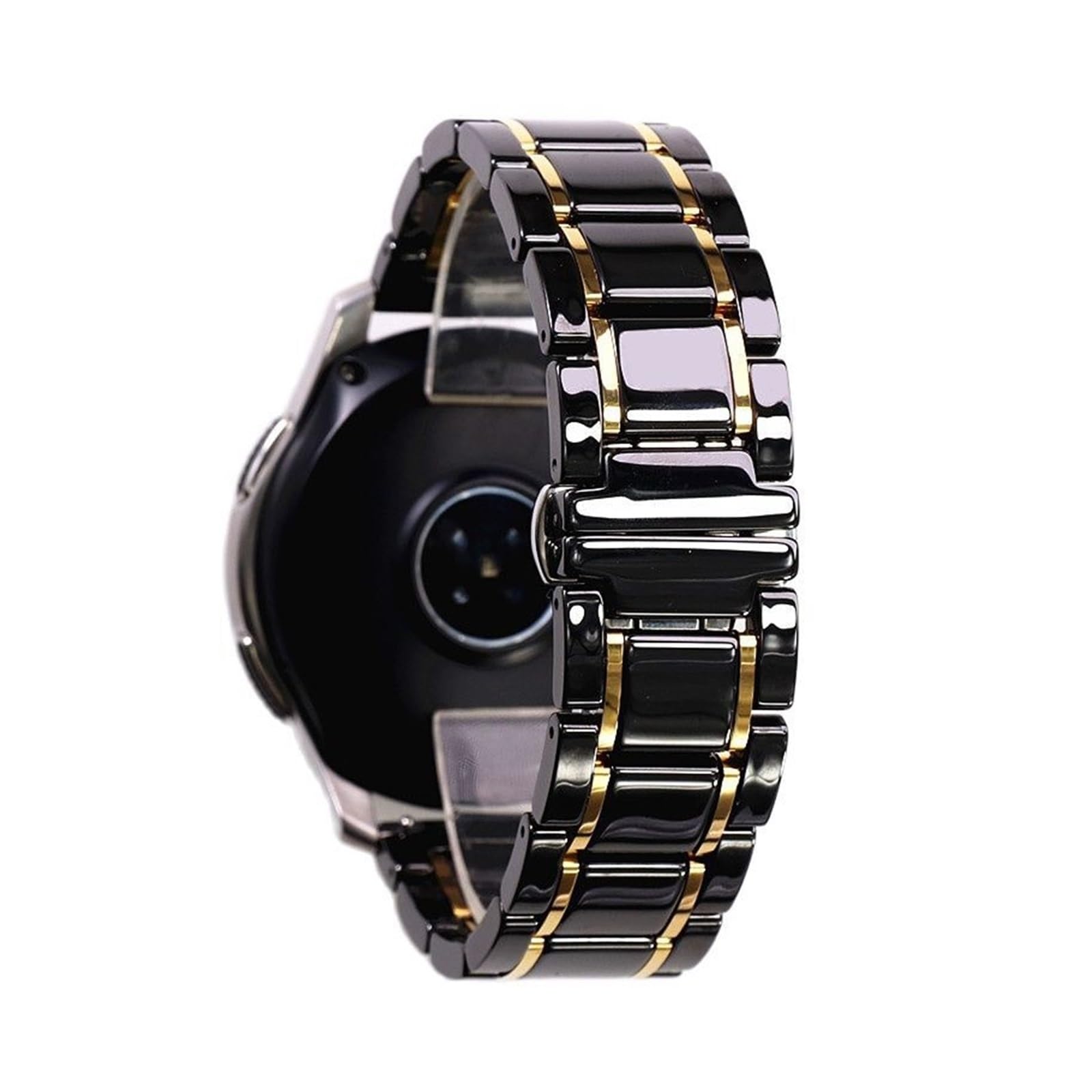 HMFANG Cinturino In Acciaio E Ceramica Da 20 Mm 22 Mm Compatibile Con Samsung Galaxy Watch4 5 40 Mm 45 44 Mm Pro Cinturino