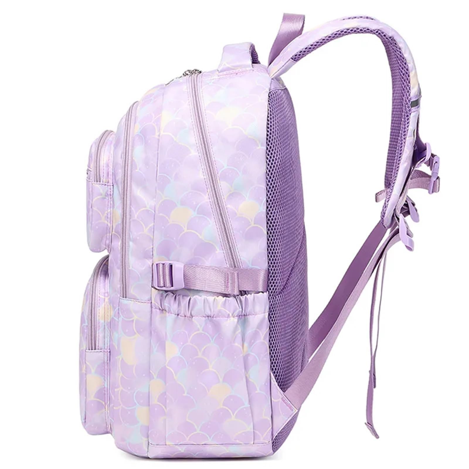 Mädchen-Rucksack for Grundschulkinder, Schulranzen-Set, süße Schulrucksäcke for Mädchen, wasserabweisend Schultaschen Set(Color 1)