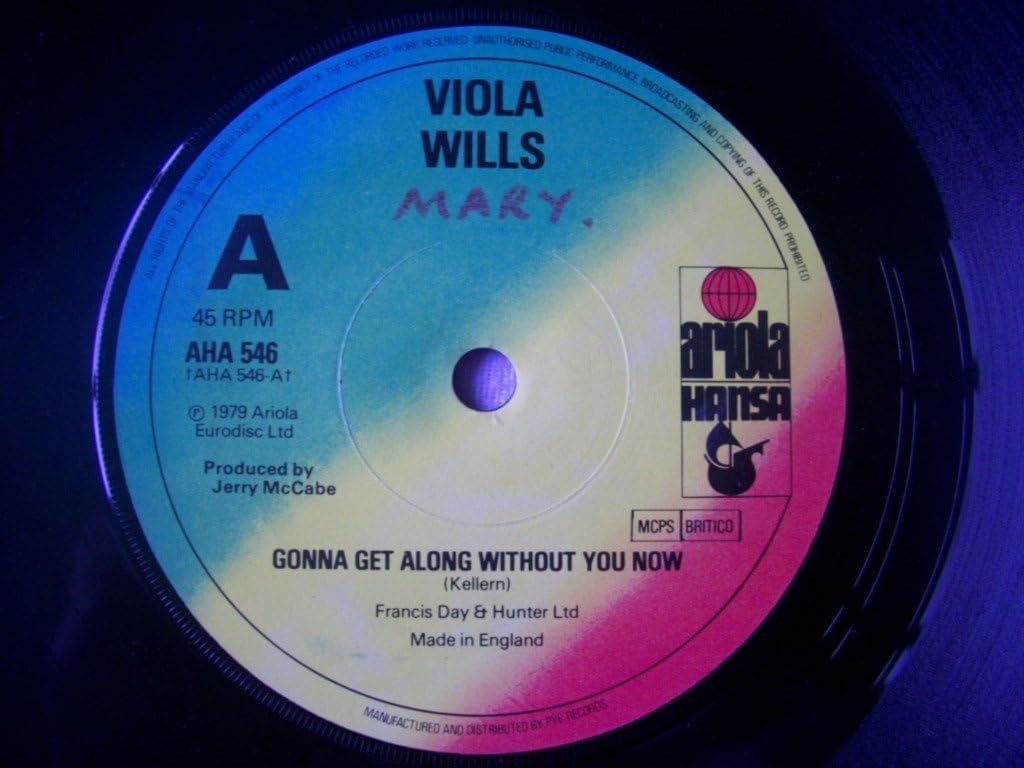 VIOLA WILLS Gonna Get Along Without You Now UK 7 VIOLA WILLS Gonna Get Along Without You Now UK 7