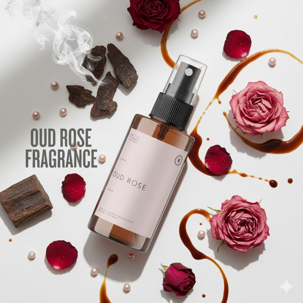 BOHORIA Parfum Cheveux Oud Rose Hair Perfume Orientale Nourrissante Vegan Sans Silicone 100ml