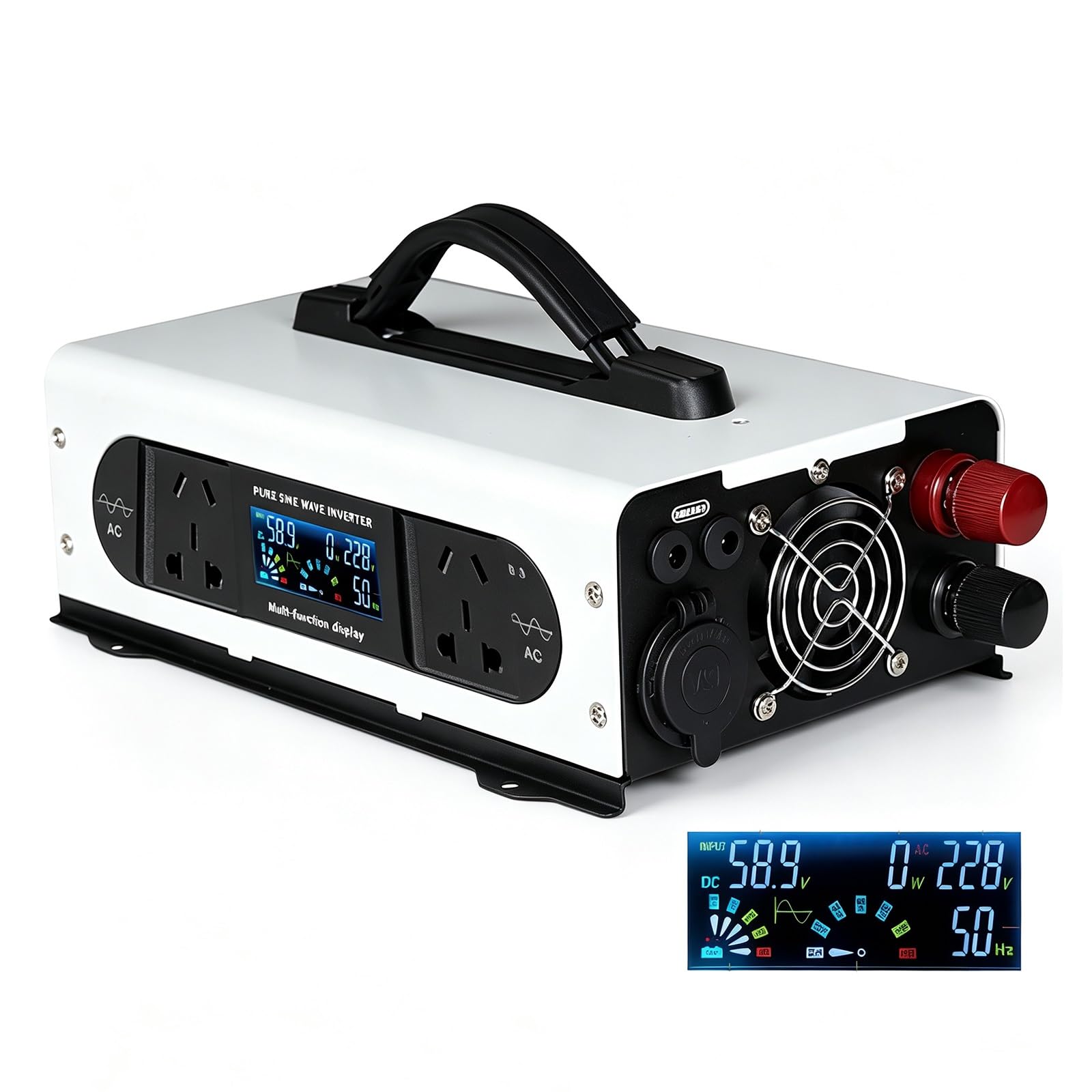 Inversor HíBrido Solar 3100W Alta Potencia, Inversor Onda Sinusoidal Pura
