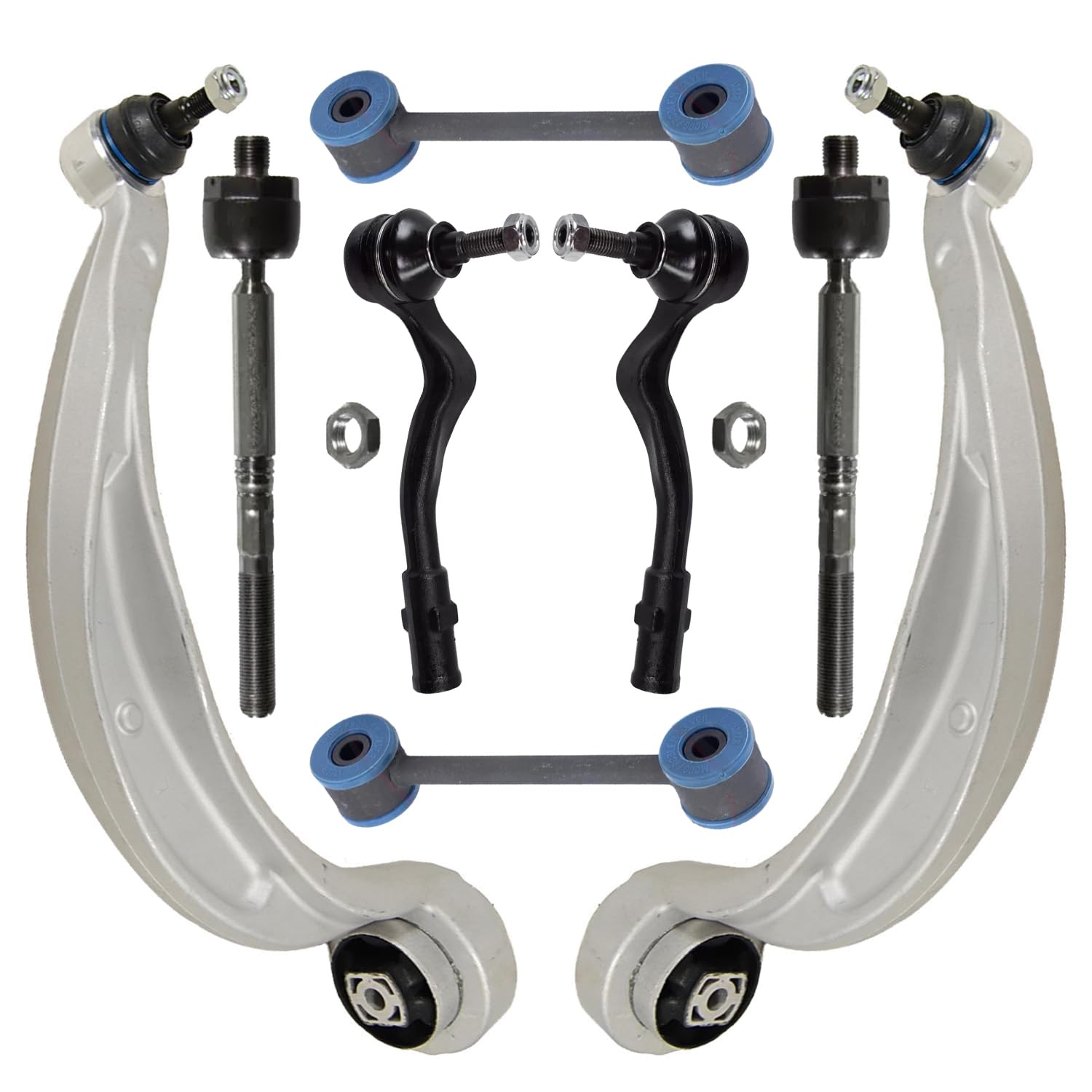 Detroit Axle - 8pc Front End Kit for Audi A4 A5 Quattro S5 S4 Q5, 2 Lower