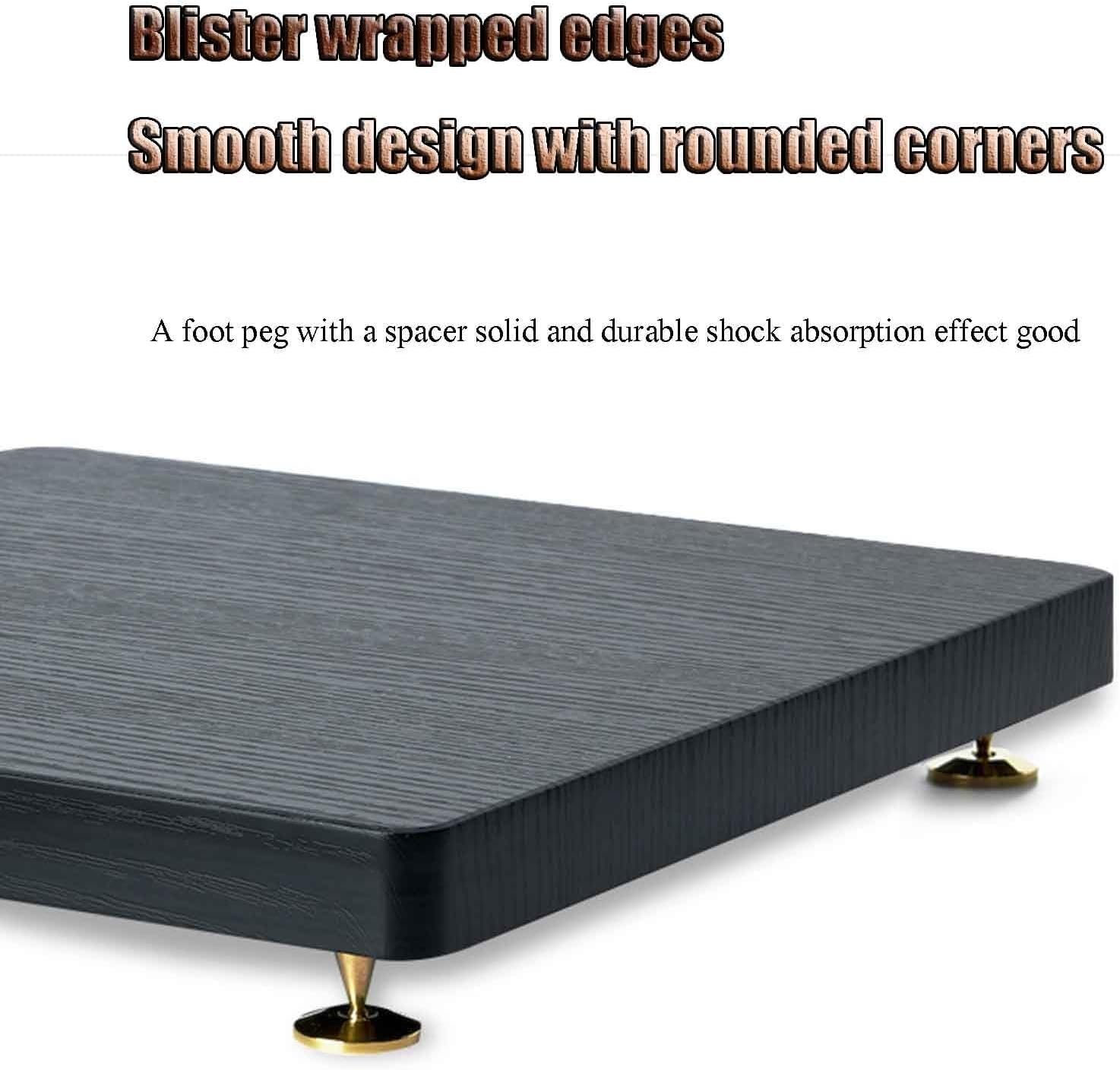 Amortyzujący stojak na subwoofer z nóżkami izolacyjnymi, taca na platformę antywibracyjną z miedzianymi kolcami, 190 x 250 mm dla optymalnej jakości dźwięku i stabilności