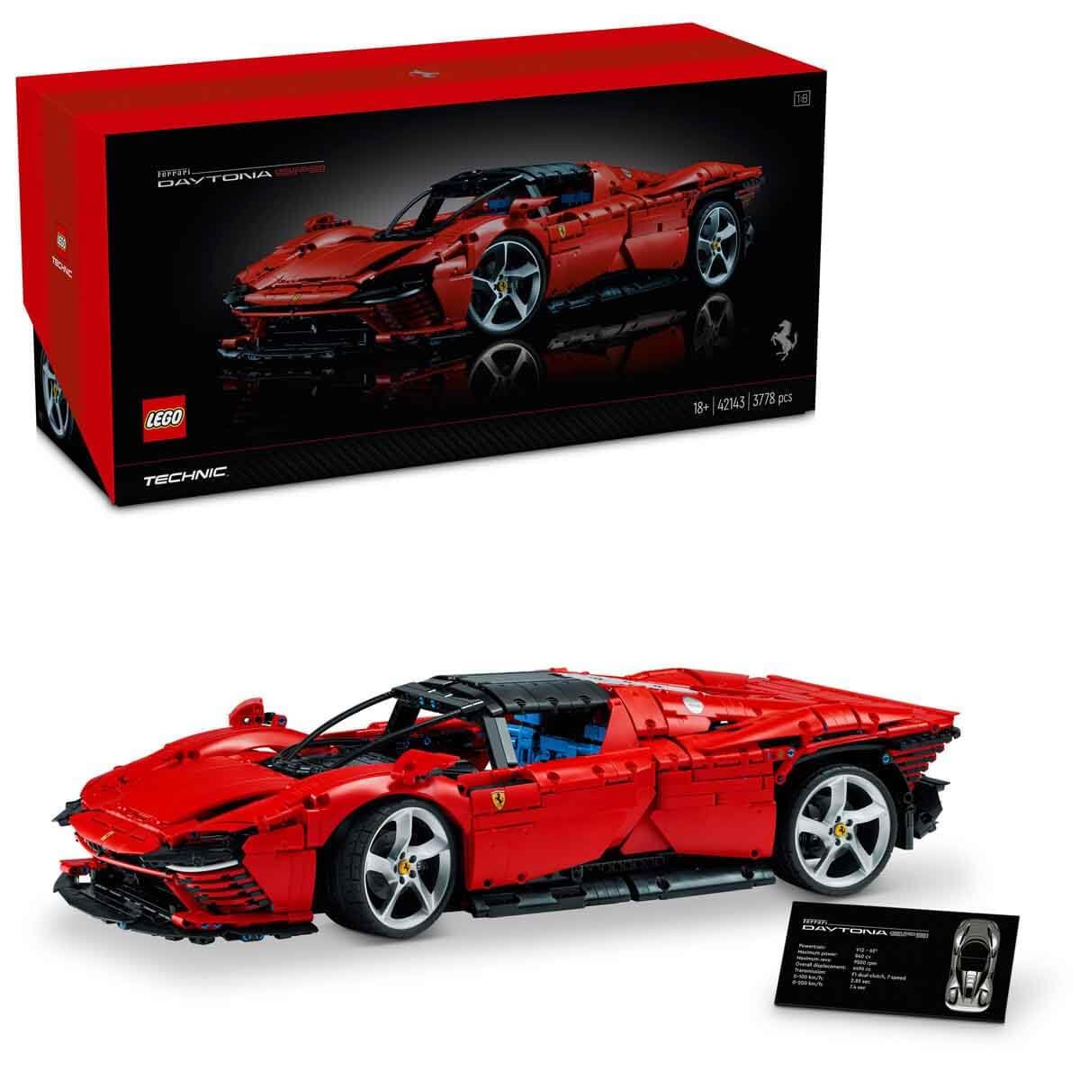 LEGO Technic Ferrari Daytona Sp3 42143 Building Kit (3,778 Pieces), Multi Color